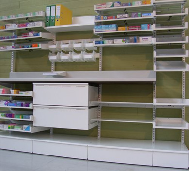 Y Series Flexible Pharmacy Shelving System