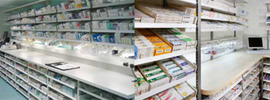 Pharmacy Work Stations & Pullout Drawers